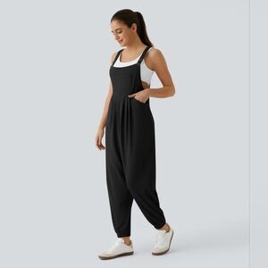 HALARA Black Overalls Size Lg Tall NWT